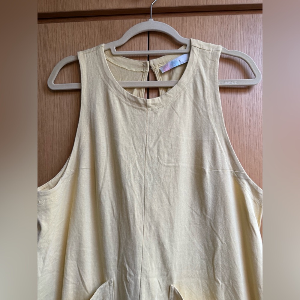 FREE PEOPLE Elliot romper size M in light yellow - Picture 5 of 10